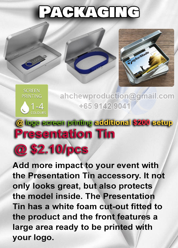 Singapore Customize Presentation Tin for USB-Thumbdrive +6591429041