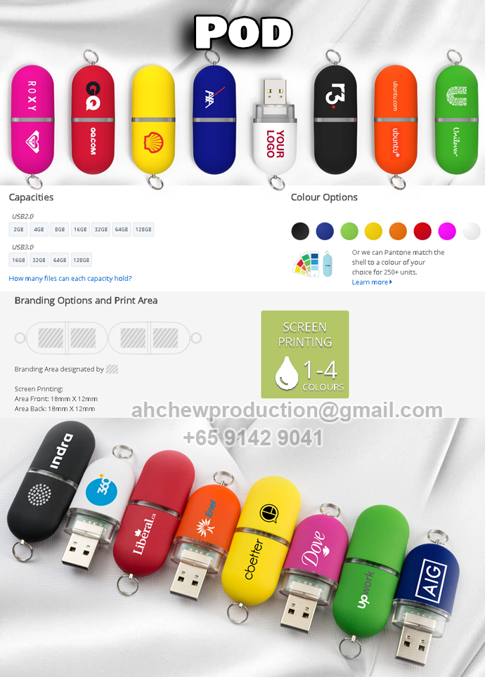 Singapore Customize USB-Thumbdrive Pod +6591429041